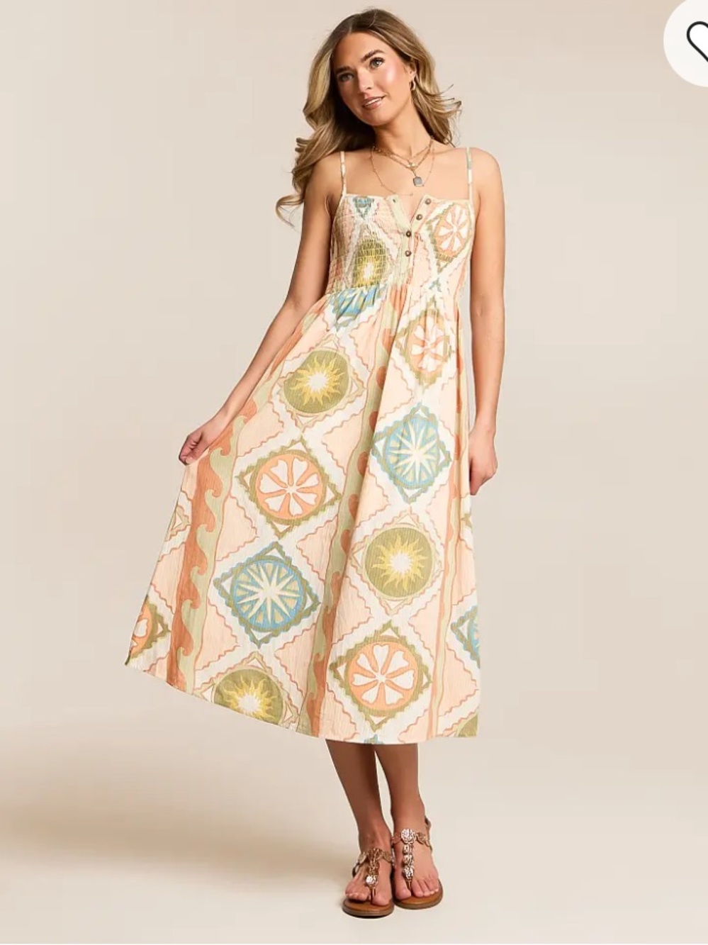 Billabong Fever Dream Midi Dress Womens Medium